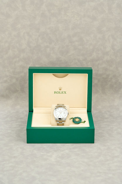 Rolex Datejust 41 White Dial 126300 2025