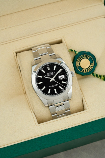 Rolex Datejust 41 Black Dial 126300 2026 (Brand New)