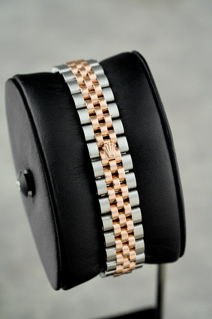 Rolex Datejust 28 Two Tone Everose Mother Of Pearl Dial With Diamonds 279171 2018