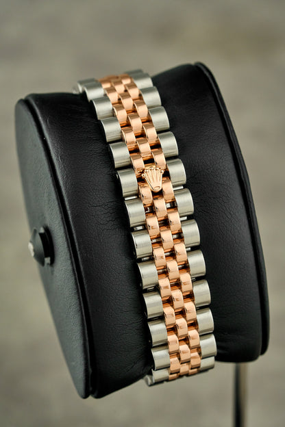 Rolex Datejust 31 Two Tone Everose Black Dial With Diamonds 178271 2018