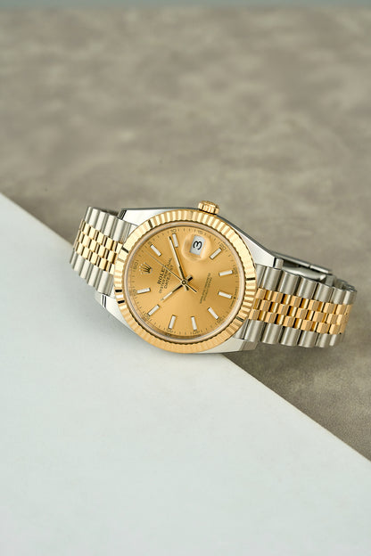 Rolex Datejust 41 Two Tone Yellow Gold Champagne Dial 126333 2026 (Brand New)