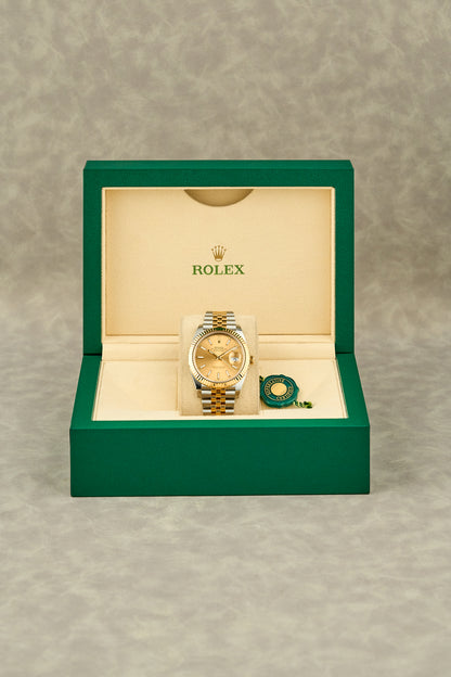 Rolex Datejust 41 Two Tone Yellow Gold Champagne Dial 126333 2026 (Brand New)