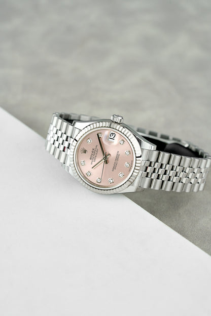 Rolex Datejust 31 Salmon Dial With Diamonds 278274 2026 (Brand New)