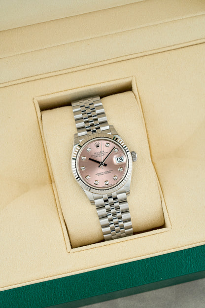 Rolex Datejust 31 Salmon Dial With Diamonds 278274 2026 (Brand New)