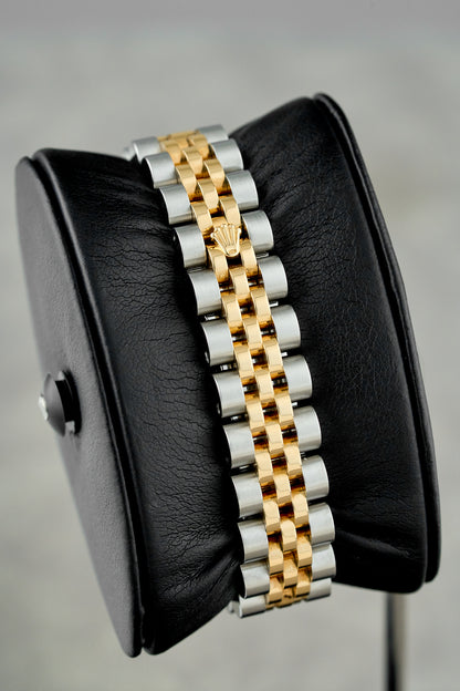Rolex Lady Datejust 26 Two Tone Yellow Gold Meteorite Dial With Diamonds 179173 2010