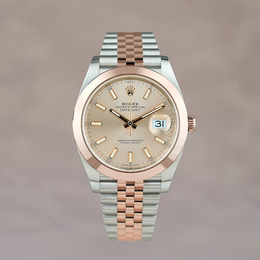 Rolex Datejust 41 Two Tone Everose Sundust Dial 126301 2025