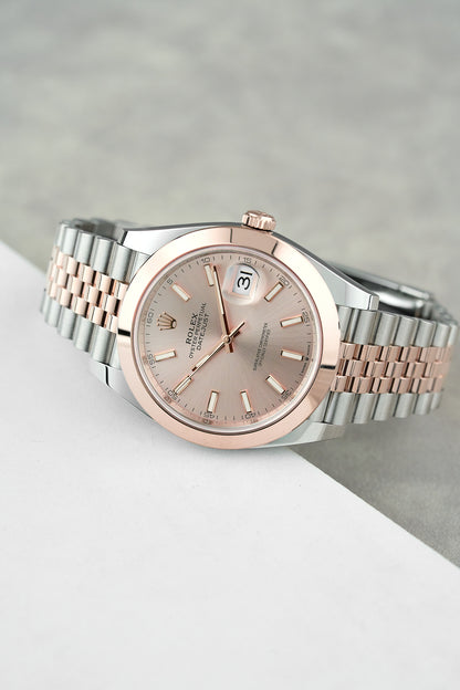 Rolex Datejust 41 Two Tone Everose Sundust Dial 126301 2025