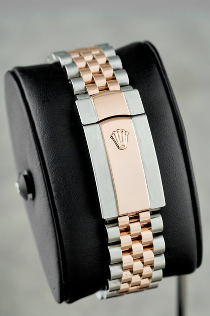Rolex Datejust 36 Two Tone Everose Salmon Roman Dial With Diamond IV & IX 126231 2022