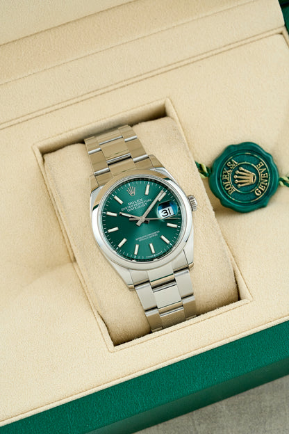 Rolex Datejust 36 Mint Green 126000 2022