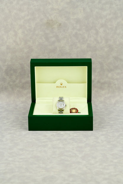 Rolex Lady Datejust 26 Mother Of Pearl Dial With Diamonds 179174 2009