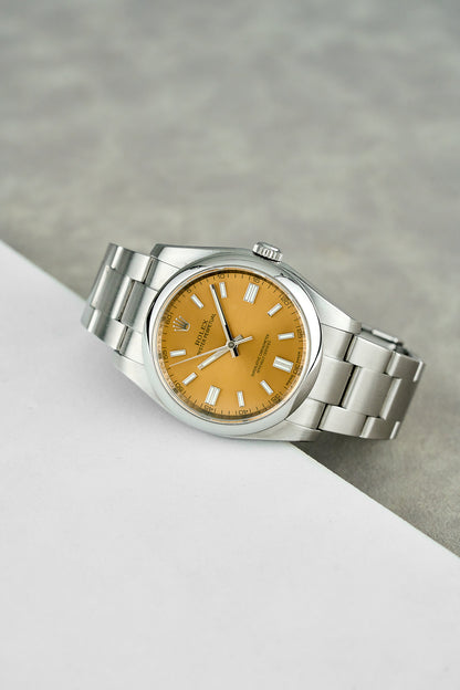 Rolex Oyster Perpetual 36 White Grape Dial 116000 2014