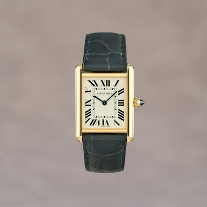 Cartier Tank Louis Medium Yellow Gold White Dial WGTA0343 2026 (Brand New)