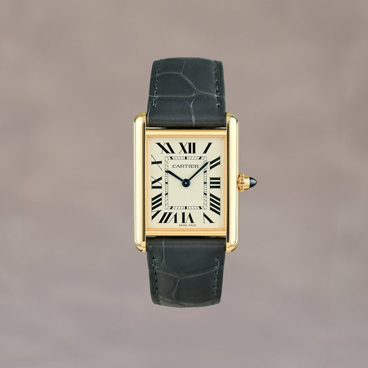 Cartier Tank Louis Medium Yellow Gold White Dial WGTA0343 2026 (Brand New)