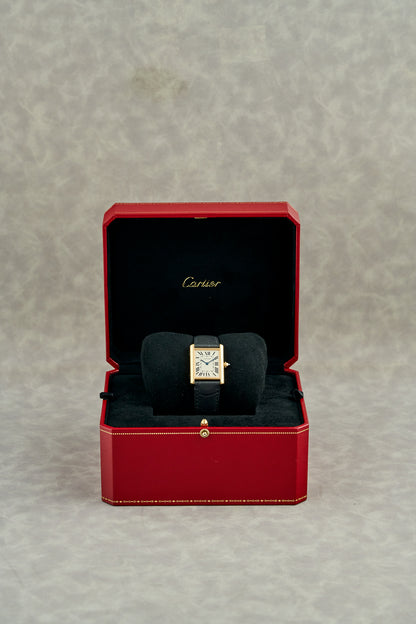 Cartier Tank Louis Medium Yellow Gold White Dial WGTA0343 2026 (Brand New)