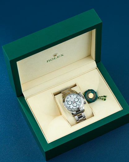 Rolex Cosmograph Daytona White Gold Silver Racing Dial 116509 2007