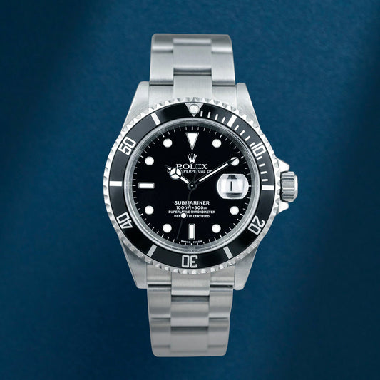 Rolex Subamariner Date 40 Pre-Ceramic Black 16610 1996