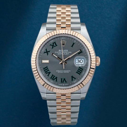 Rolex Datejust 41 Two Tone Rose Gold Wimbledon 126331 2021