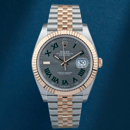 Rolex Datejust 41 Two Tone Rose Gold Wimbledon 126331 2026 (Brand New)