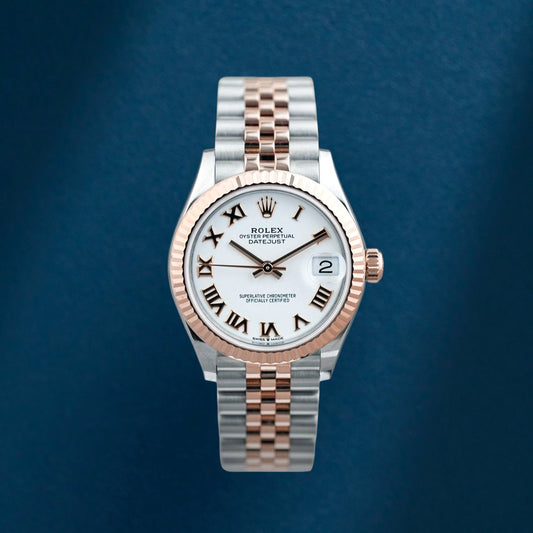 Rolex Datejust 31 Two Tone Rose Gold White Roman 278271 2021