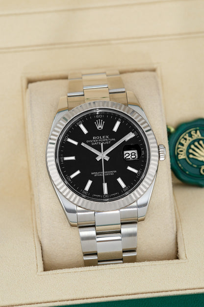 Rolex Datejust 41 Black Dial
