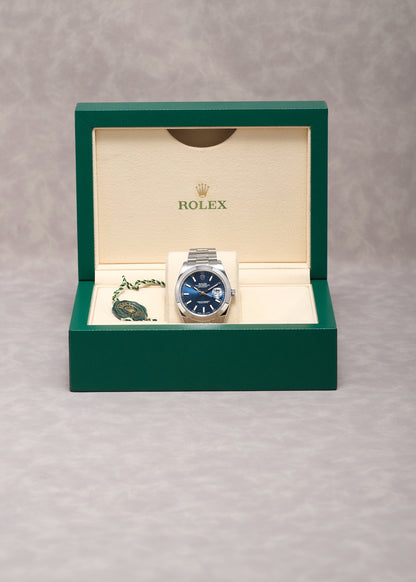 Rolex Datejust 41 Blue Dial 126300 2018