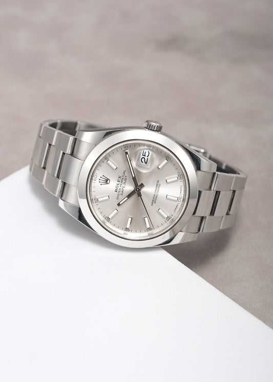 Rolex Datejust 41 Silver Dial 126300 2016