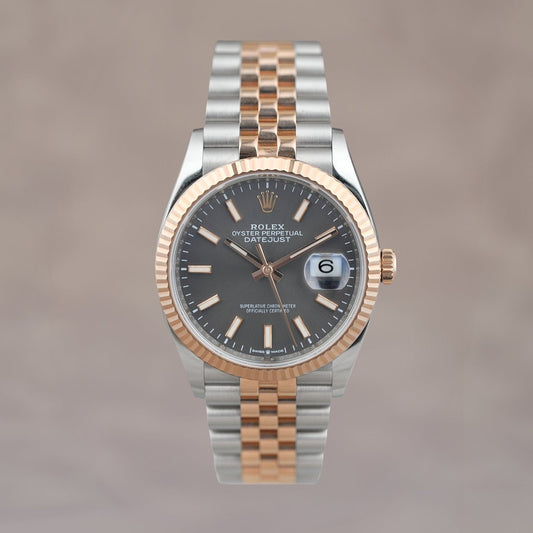 Rolex Datejust 36 Two Tone Everose Rhodium Dial 126231 2019