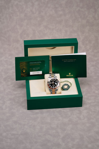 Rolex GMT Master II 40 Two Tone Rose Gold Rootbeer 40mm 126711CHNR 2020