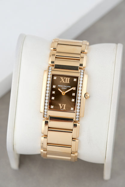 [RESERVED] Patek Philippe Twenty - 4 Full Rose Gold 25mm 4910/11R-010 2018