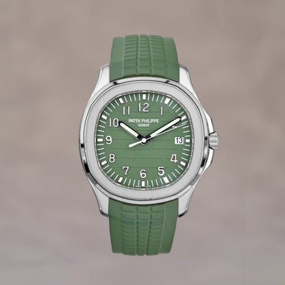 Patek Philippe Aquanaut White Gold Green Dial 5168G-010