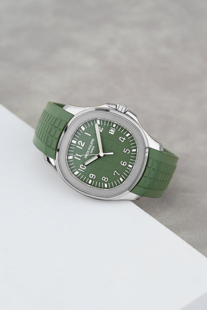 Patek Philippe Aquanaut White Gold Green Dial 5168G-010