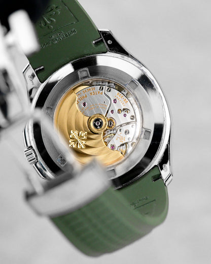 Patek Philippe Aquanaut White Gold Green Dial 5168G-010