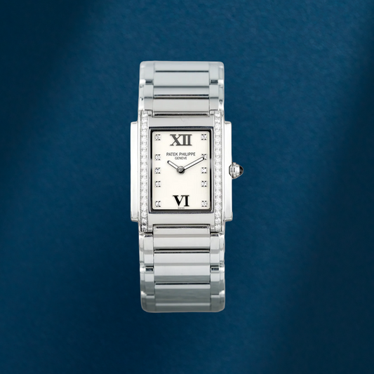 Patek Philippe Twenty~4 White Dial With Diamonds 4910 2002