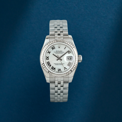Rolex Lady Datejust 26 Mother Of Pearl Roman Dial 179174 2017