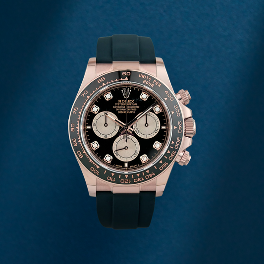 Rolex Cosmograph Daytona Everose Black Dial With Diamonds 126515LN 2025