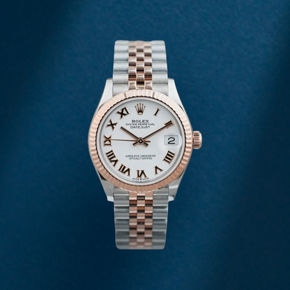 Rolex Datejust 31 Two Tone Everose White Roman Dial 178271 2017