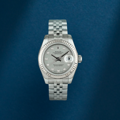 Rolex Lady Datejust 26 Mother Of Pearl Dial With Diamonds 179174 2009