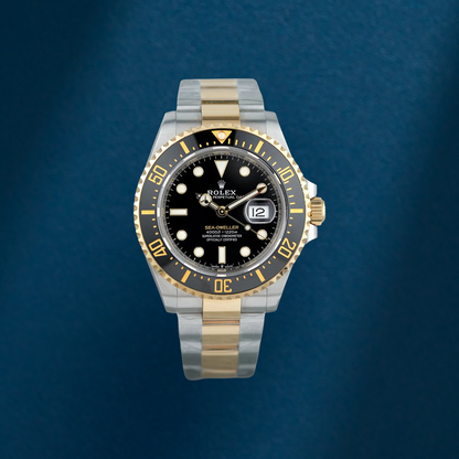 Rolex Sea-Dweller 43 Two Tone Yellow Gold Black 126603 2021