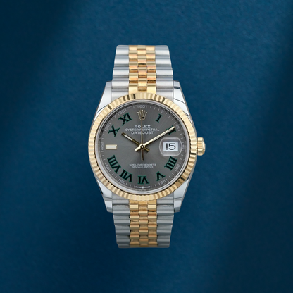 Rolex Datejust 36 Two Tone Yellow Gold Wimbledon 126233 2022
