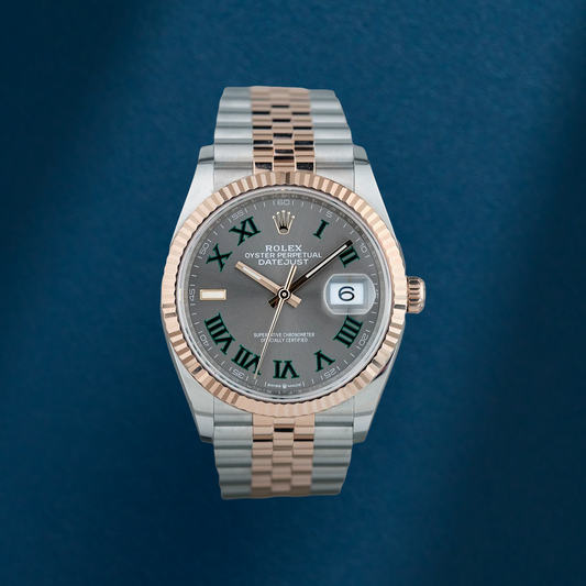 Rolex Datejust 36 Two Tone Rose Gold Wimbledon 126231 2026 (Brand New)
