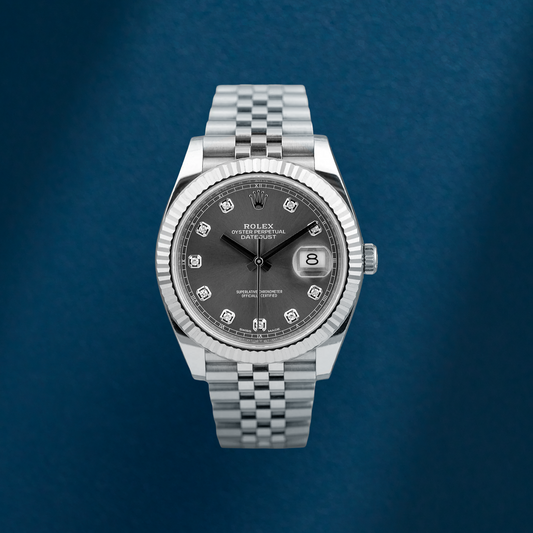 Rolex Datejust 41 Rhodium Dial With Diamonds 126334 2026 (Brand New)
