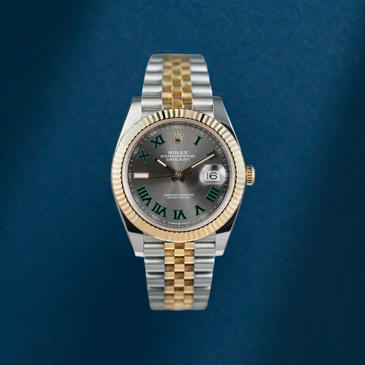 Rolex Datejust 41 Two Tone Yellow Gold Wimbledon 126333 2023