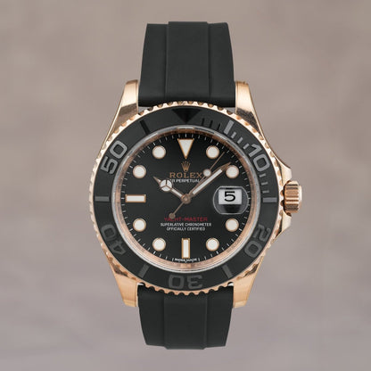 Rolex Yacht-Master 40 Rose Gold Black 116655 2016