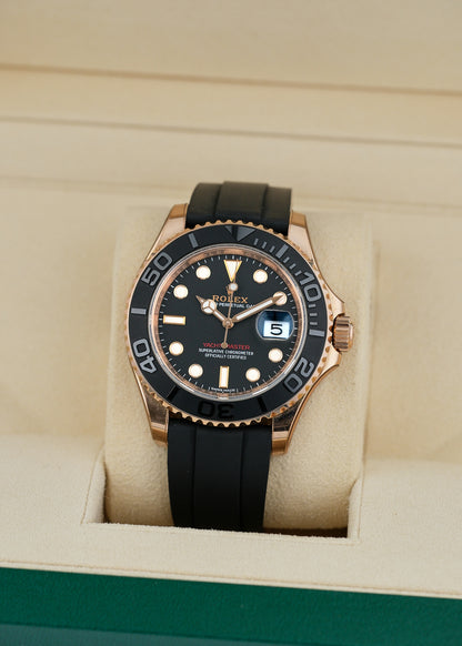 Rolex Yacht-Master 40 Rose Gold Black 116655 2016