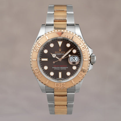 Rolex Yacht-Master Two Tone Everose Choco Dial