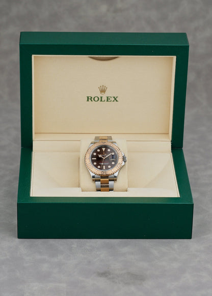 Rolex Yacht-Master Two Tone Everose Choco Dial