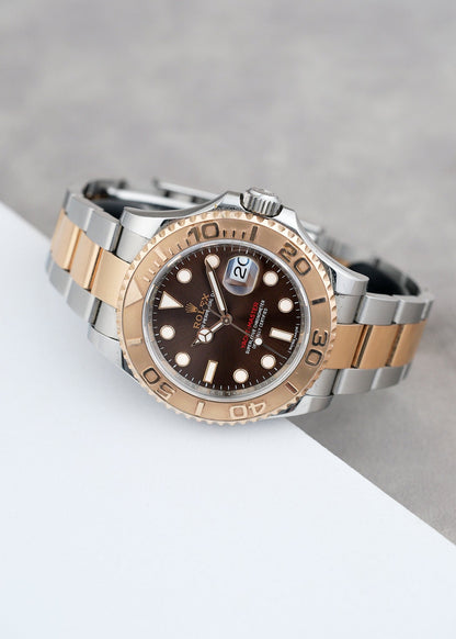 Rolex Yacht-Master Two Tone Everose Choco Dial