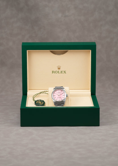 Rolex Oyster Perpetual 36 Candy Pink Dial
