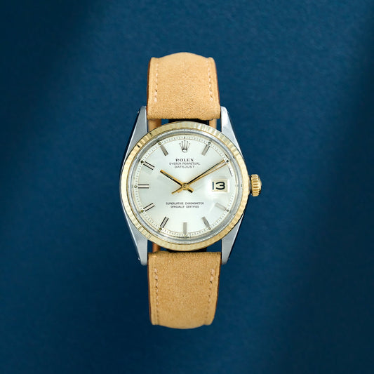Rolex Datejust 36 Silver Stick Dial 1601 1978