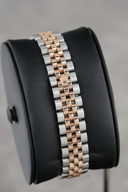 Rolex Datejust 28 Two Tone Everose Choco with Diamonds